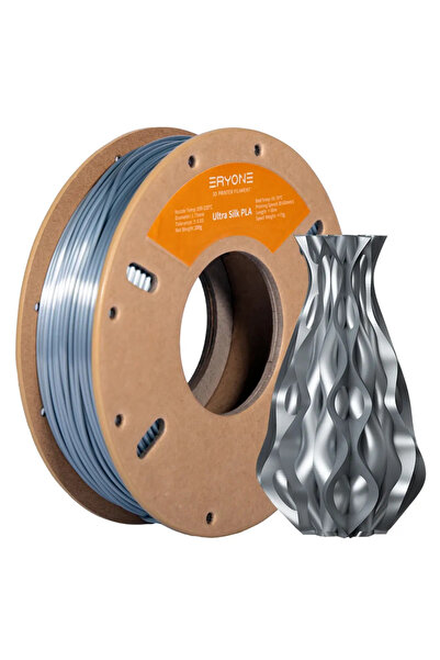 choice2 silk silver Eryone 200G Ultra SILK PLA Filament 3D Printing 3D Filament 1.75mm Wide Compatibility,1