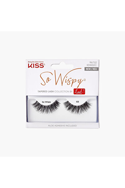 Kiss Cosmetics مجموعة رموش كيس سو ويسبي المدببة KSW02C