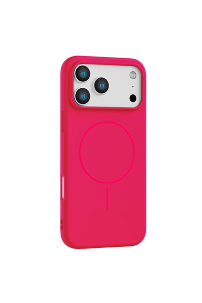 UnDePlus Apple iPhone 17 Pro Max Kılıf Lansaman Silikon M-Safe Magnetik Şarj ...