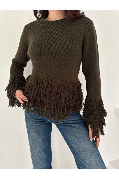 LAVRE Tasseled Knitwear Sweater