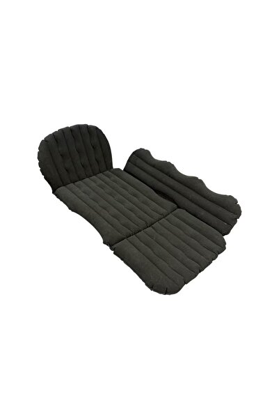 Green Lion مرتبة هوائية قابلة للنفخ للسيارة مع مضخة كهربائية، مغطاة بطبقة مخم...