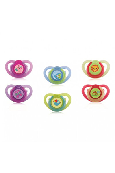 Bebedor Bebe D'or suzeta silicon ortodontica Air cu inel +18 luni, 1 buc (183...