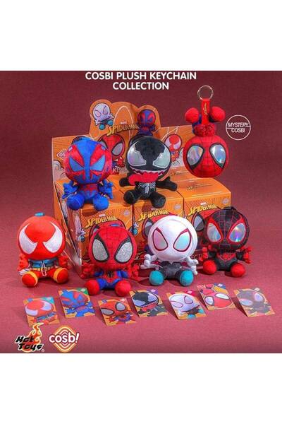 oyuncakçı savaş & europe shop Örümcek Adam Cosbi Peluş Anahtarlık süpriz pake...