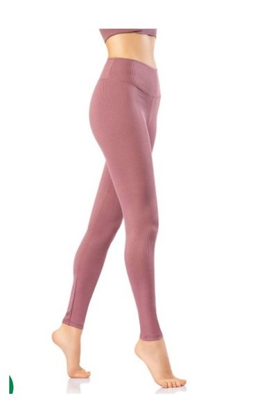 KOTA Diver Corded Fabric , High Waist, Shaping / Sculpting , Light Plum Leggings
