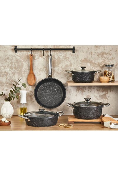 Enza Olympos 7 Piece Cookware Set