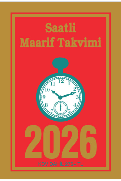 saatli maarif Büyük Boy 2026 Duvar Takvimi Yapraklı