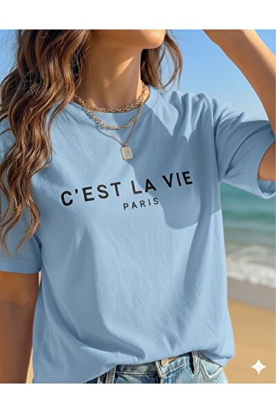 BW Bravely Wear C'EST LA VIE Γυναικείο μπλουζάκι με στάμπα (τι-σερτ)
