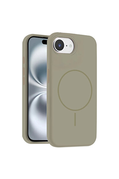 UnDePlus Apple iPhone 16E / 17E Kılıf Lansaman Silikon M-Safe Magnetik Şarj J...