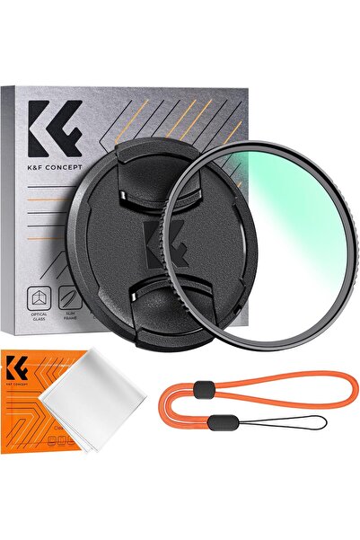 K&F CONCEPT 49mm MC UV Lens Protection Filter with Lens Cap Cleaning Cloth Optical Glass Ultra Slim