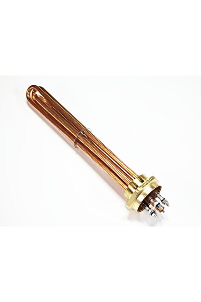 SERN Bakır 1 1/2'' (1,5 inç) Trifaze Kafa Isıtıcı Rezistans 30cm 7,5KW 380V