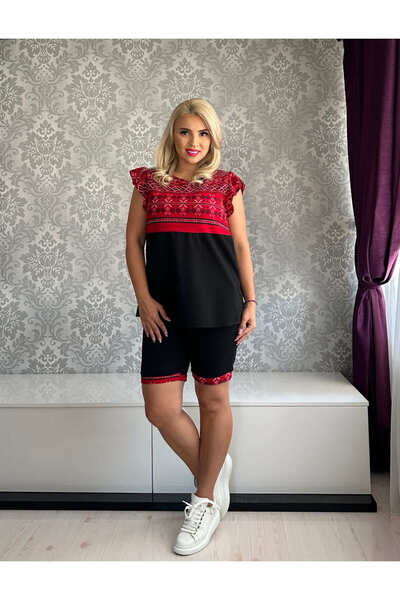 Afrodita Boutique Traditional Duo set with ruffles