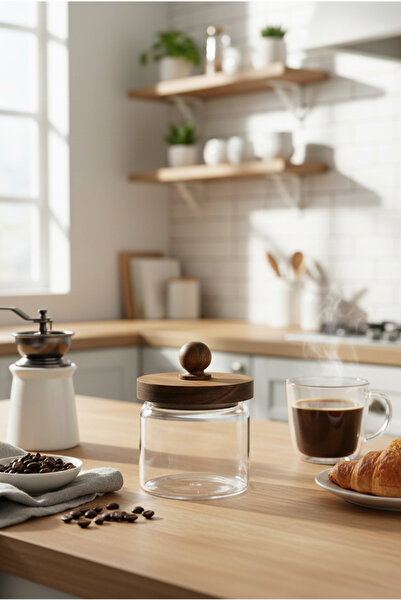 FH finehome وعاء زجاجي ذو رأس كروي من دينجي أكاسيا مقاس 9×8 سم