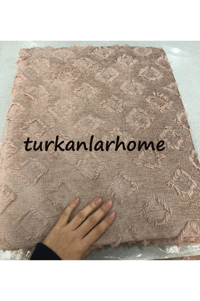 turkanlarhome 200 X 170 cm Chenille Textured Jacquard Sofa Cover Bohemian Squ...