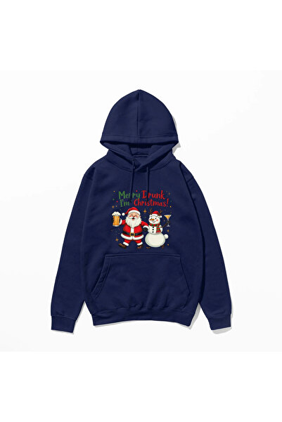 CANDLEMASTORE Merry Drunk I'M Christmas - Hoodie