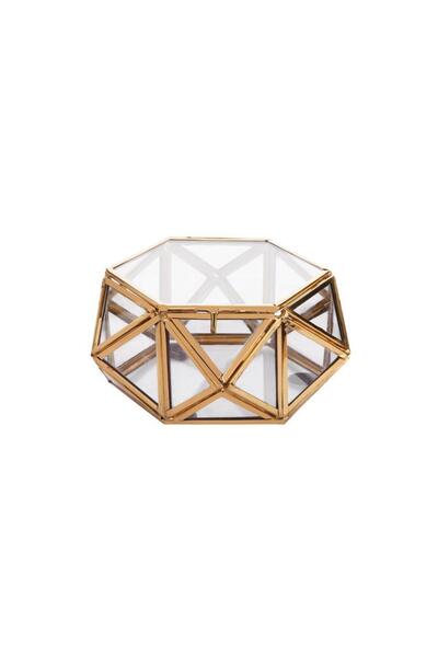 ROY KING Gold Prism Box/Decoration 17X8 cm