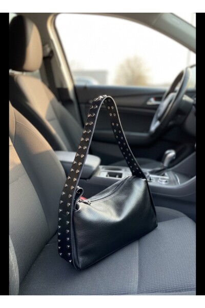 eflanmoda Geantă de umăr pentru femei, din piele moale, cu un singur comparti...