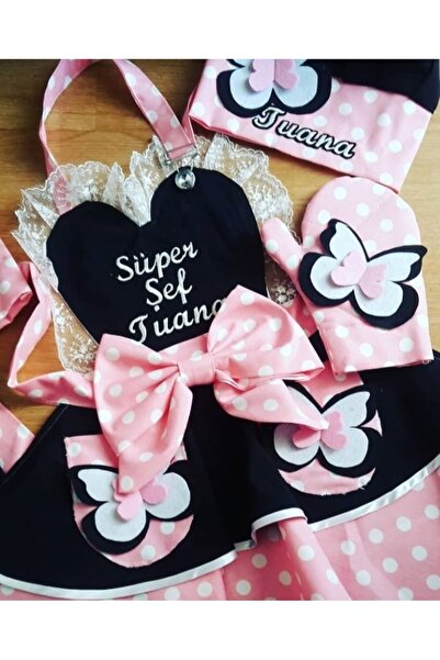 YASEMİNCE TASARIMLAR Çocuk mutfak önlüğü