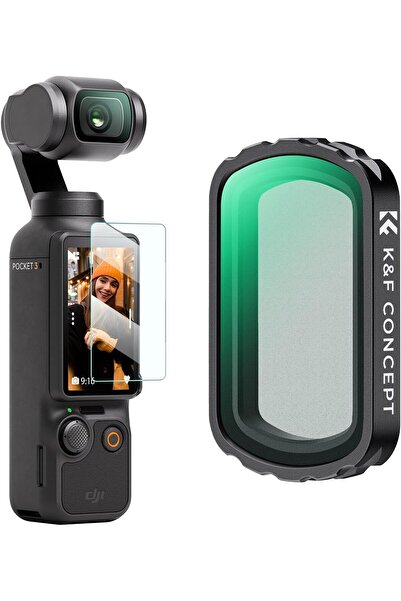 K&F CONCEPT Magnetic Black Diffusion 1/4 Filter for DJI Osmo Pocket 3