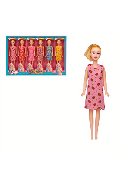 JML1 Dolls Set of 12 Plastic 26cm, Textile Material Different Models Wholesale