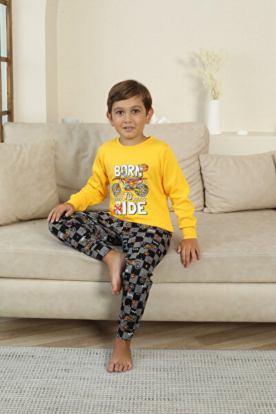 KAPİTEX 7101 Set de pijamale cu mâneci lungi pentru băieți