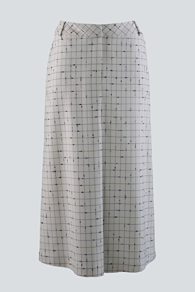 IDYL A Form Pleated Plaid Skirt