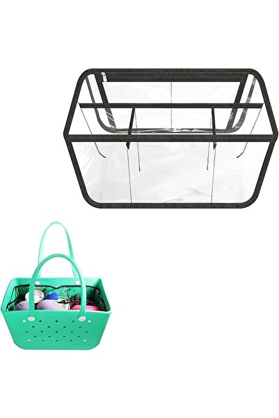 Arabest حقيبة شاطئ شفافة، ملحقات أصلية لحقيبة بوغ، حقيبة تخزين سميكة ذات سعة ...