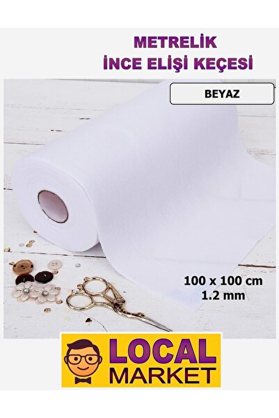 LOCAL MARKET Metrelik İnce Keçe, El İşi, Etkinlik, Aktivite keçesi 100 cm x 1...