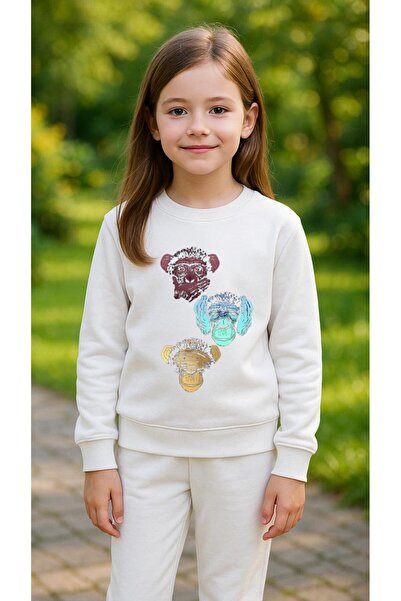 playwear Φούτερ ομάδας DUYMADIM με στάμπα για κορίτσια και αγόρια, με λαιμόκο...