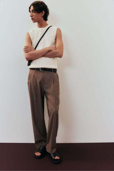 H&M Regular Fit Ribbed sweater vest