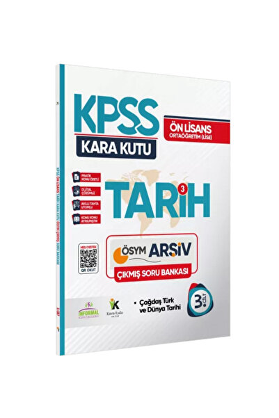 Karakutu Yayınları KPSS Önlisans-Ortaöğretim Tarihin Kara Kutusu 3.Cilt Dijit...