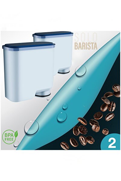 Solo Barista فلتر مياه مضاد للتكلس لماكينة القهوة فيليبس أكواكلين، قطعتان