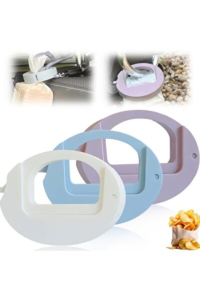 Arabest مجموعة من 3 مشابك إغلاق لتخزين الطعام، مشابك إغلاق أغطية بلاستيكية، ل...