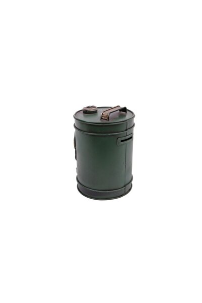 Genel Markalar Dekoratif Metal Yakıt Bidonu Kumbaralı Biblo