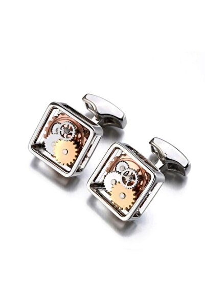 Dual Stax Handmade Watch Mechanism Cufflinks