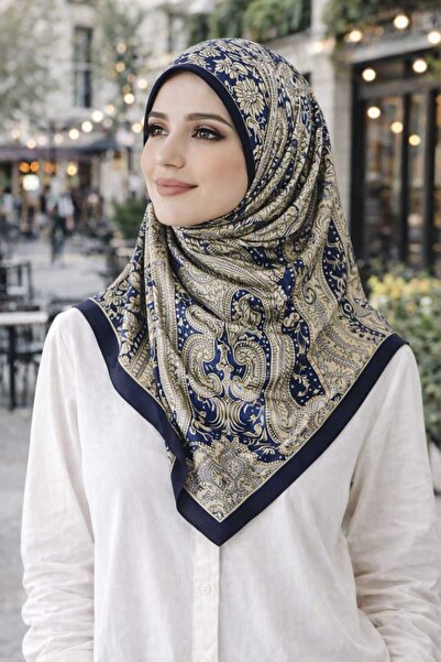 tomrisboutique Luxury Voile Silk Shawl Hijab Foulard Scarf Shawl Leopard Patt...