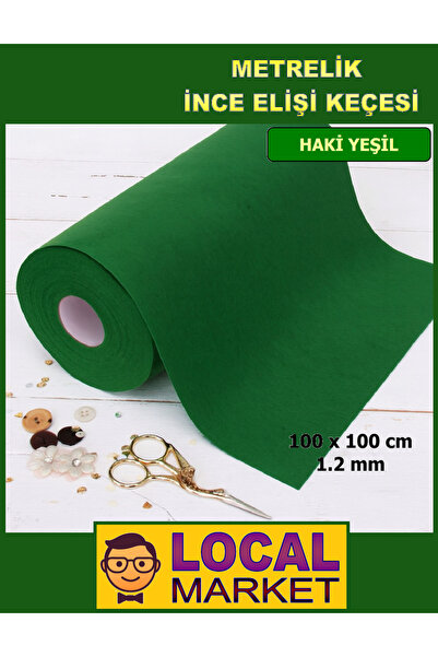 LOCAL MARKET Metrelik İnce Keçe, El İşi, Etkinlik, Aktivite keçesi 100 cm x 1...