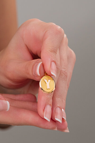 Zeynepli gold & jewelry 14 AYAR ALTIN RETRO Y HARFİ KOLYE UCU
