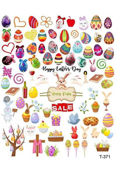 SELA 3D Nail Decoration Sticker Sela, Easter Models T-371