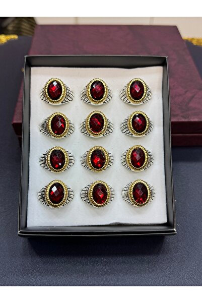 izmirpazarı 12 خاتمًا من حجر الزركون كهدية