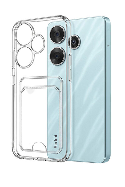 NewFace حافظة OZLSTOR لهاتف Xiaomi Redmi 13 4G من السيليكون الشفاف (113521) -...