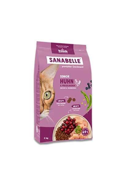 Sanabelle Senior Kümes Hayvanlı Yaşlı Kedi Maması 400 Gr
