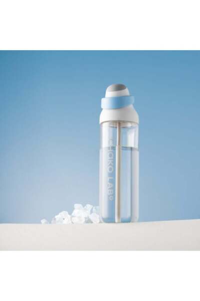 CHAKO LAB زجاجة شاكولاب كادا 888 مل | زجاجة مياه رفيعة من مادة تريتان خالية من مادة BPA مع ماصة