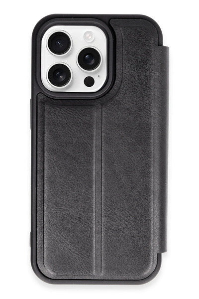 NewFace غطاء حماية قابل للطي لهاتف آيفون 14 برو من أوزلستور (122154) - أسود