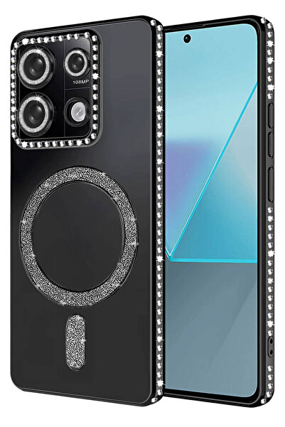 NewFace 1614143747 حافظة شاومي ريدمي 13C جوك سيملي ماجنيتيسيف (124341) - أسود