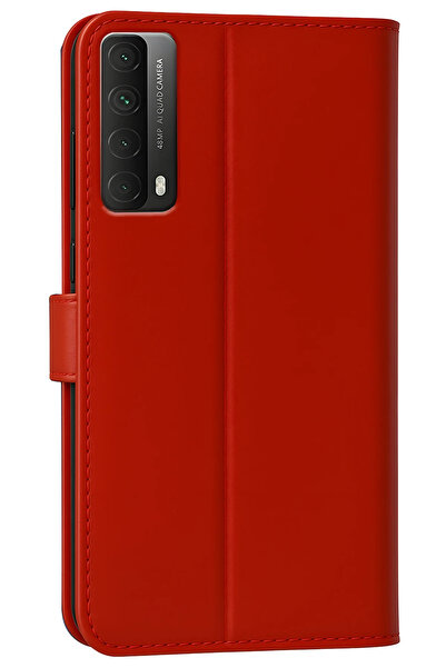 NewFace 1610413747 حافظة هواوي بي سمارت 2021 تريند إس بلس (151304) - أحمر