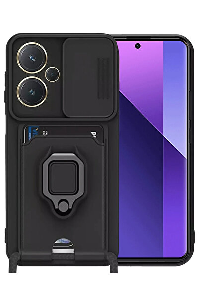 NewFace 1613306747 حافظة هاتف شاومي ريدمي نوت 13 برو بلس من السيليكون مع حامل...