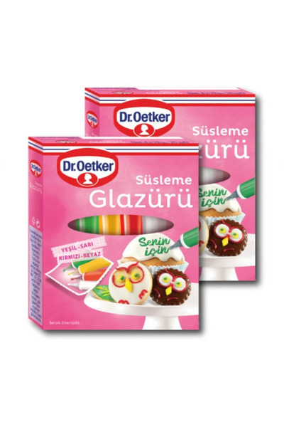 Dr. Oetker Süsleme Glazürü 19x4 Gr. X 2 Adet