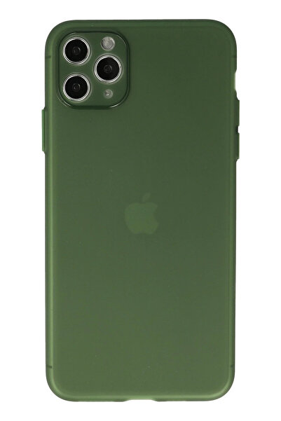 NewFace حافظة اوزلستور لهاتف ايفون 11 برو ماكس سيليكون (223051) - اخضر