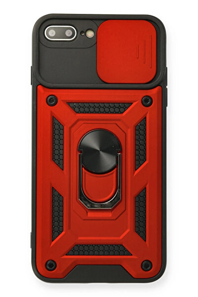 NewFace حافظة OZLSTOR لهاتف iPhone 7 Plus من السيليكون مع حلقة عدسة (101432) ...