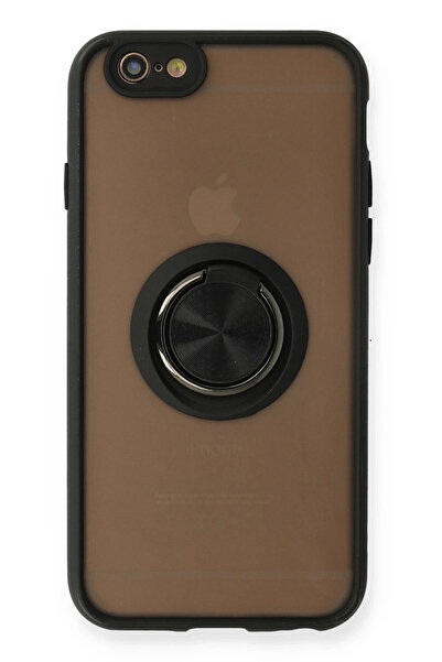 NewFace 1610045747 iPhone 6 Case Montreal Ring Silicone Cover (104500) - Black